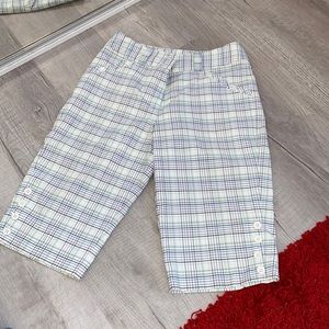 NWOT! Nike Golf Capri above knee  - mint condition - Sz 2 Soft plaid 😊